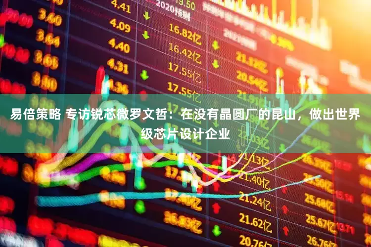 易倍策略 专访锐芯微罗文哲：在没有晶圆厂的昆山，做出世界级芯片设计企业